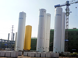6臺(tái)200m3二氧化碳儲(chǔ)罐